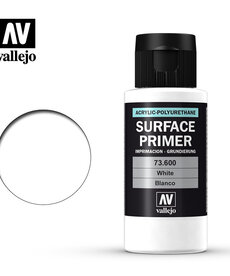 Vallejo Vallejo Surface Primer 73.600 White 60ml Vallejo Vallejo Surface Primer 73.600 White 60ml