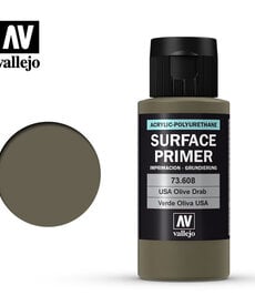 Vallejo Vallejo Surface Primer 73.608 USA Olive Drab 60ml Vallejo Vallejo Surface Primer 73.608 USA Olive Drab 60ml