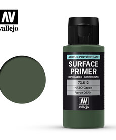 Vallejo Vallejo Surface Primer 73.612 NATO Green 60ml Vallejo Vallejo Surface Primer 73.612 NATO Green 60ml