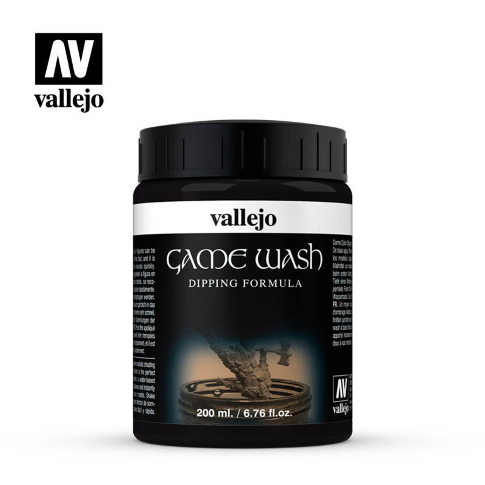 Vallejo Vallejo Game Wash Dipping Formula 73.301 Black 200ml