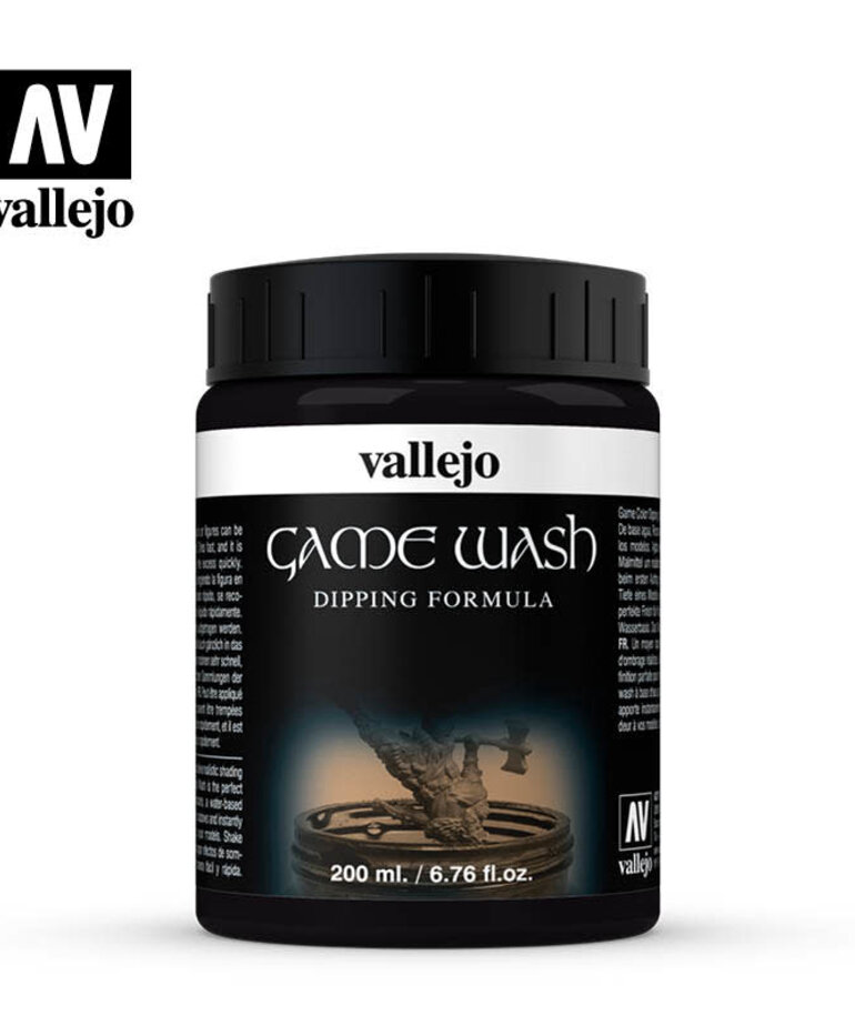 Vallejo Vallejo Game Wash Dipping Formula 73.301 Black 200ml