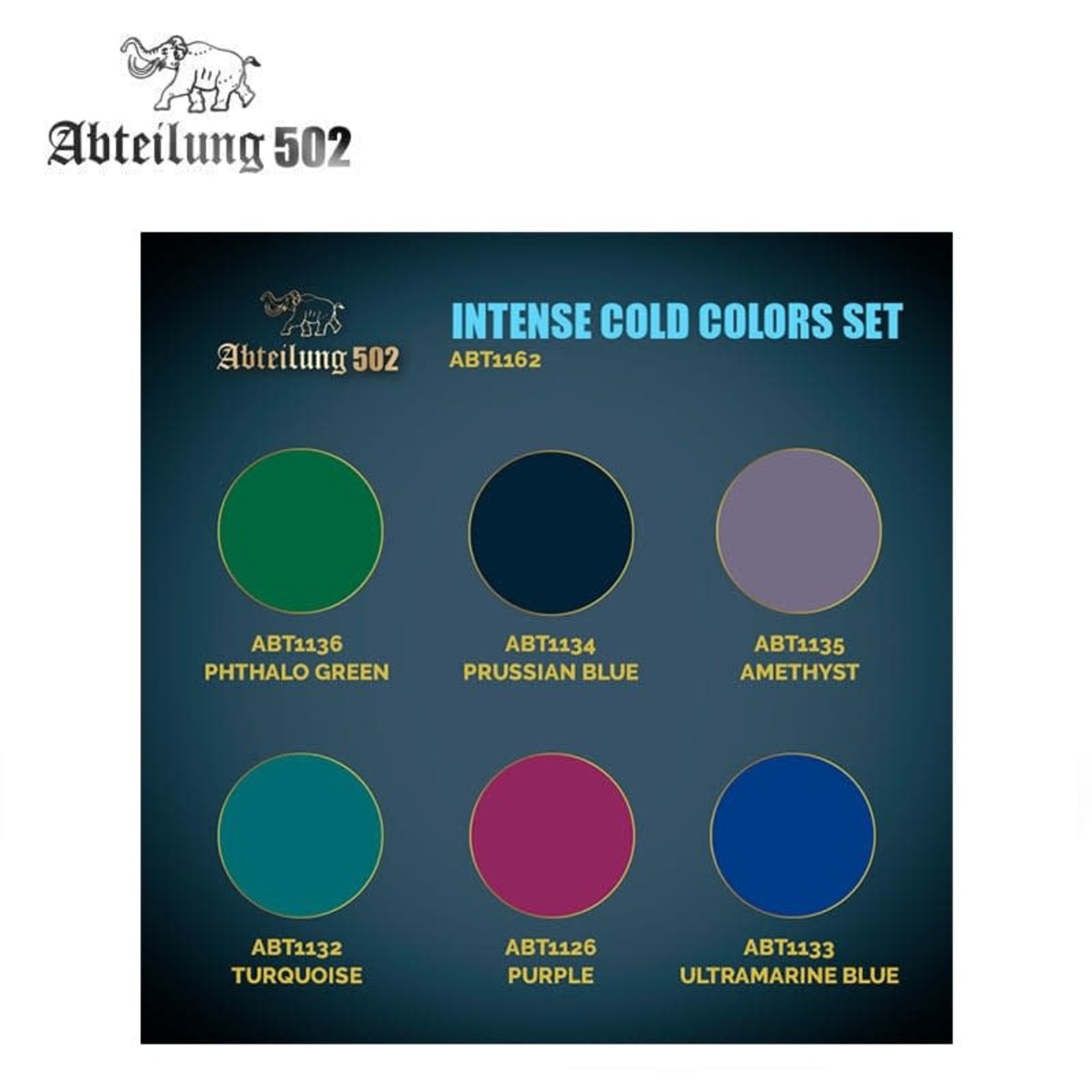 Abteilung 502 Abteilung 502 Dense Acrylic ABT1162 Intense Cold Colors (6) Set