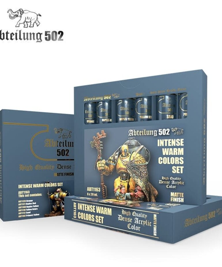 Abteilung 502 Abteilung 502 Dense Acrylic ABT1163 Intense Warm Colors (6) Set