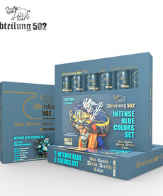 Abteilung 502 Abteilung 502 Dense Acrylic ABT1168 Intense Blue Colors (6) Set