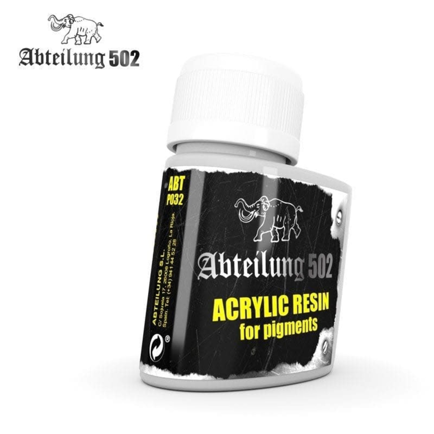 AK Interactive Abteilung 502 ABTP032 Acrylic Resin for Pigments 75ml