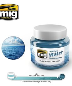 Ammo by Mig Jimenez A.MIG-2201 Acrylic Water - Pacific Waters 250ml