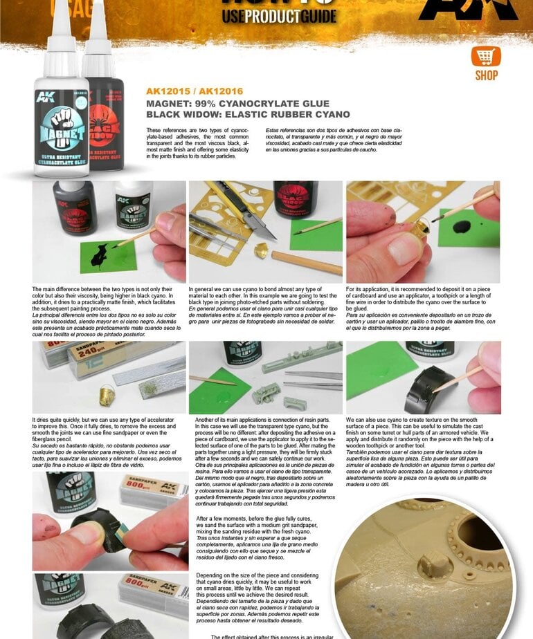 AK Interactive AK12015 Magnet Ultra Resistant CA glue  20gr