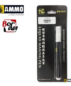 Border Tools Border Tools BD0049-W Liquid Masking Pen White 3gr Border Tools Border Tools BD0049-W Liquid Masking Pen White 3gr