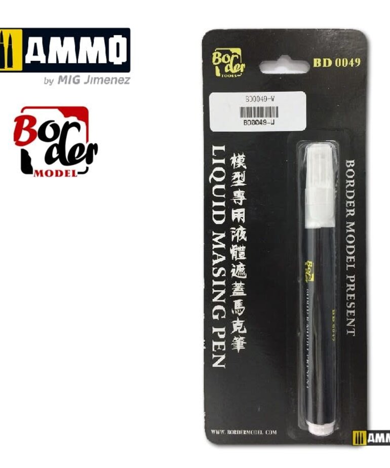 Border Tools Border Tools BD0049-W Liquid Masking Pen White 3gr