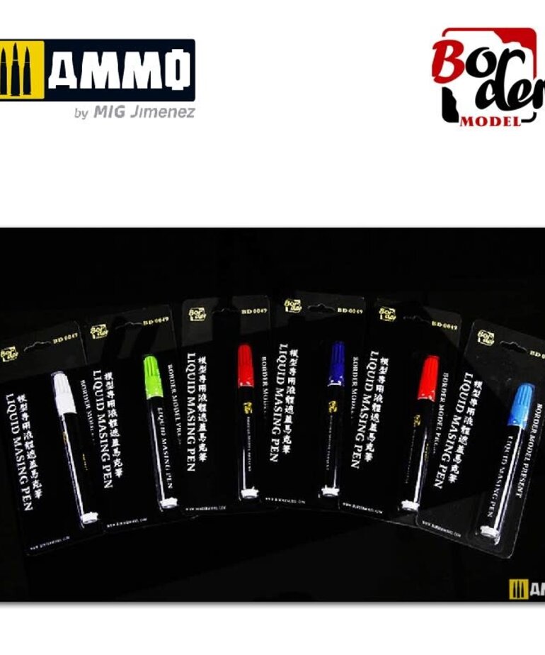Ammo by Mig Jimenez Border BD0049-P Liquid Masking Pen Purple 3gr