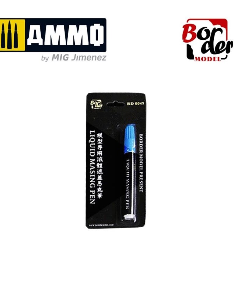 Border Tools Border Tools BD0049-B Liquid Masking Pen Blue 3gr