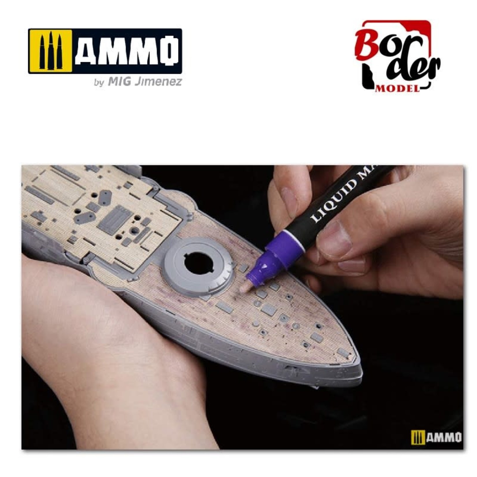 Border Tools Border Tools BD0049-B Liquid Masking Pen Blue 3gr