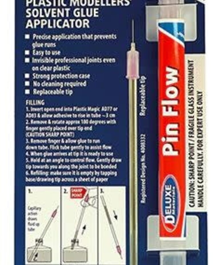 Deluxe Materials Deluxe Materials Pin Flow Plastic Modeller's Solvent Glue Applicator