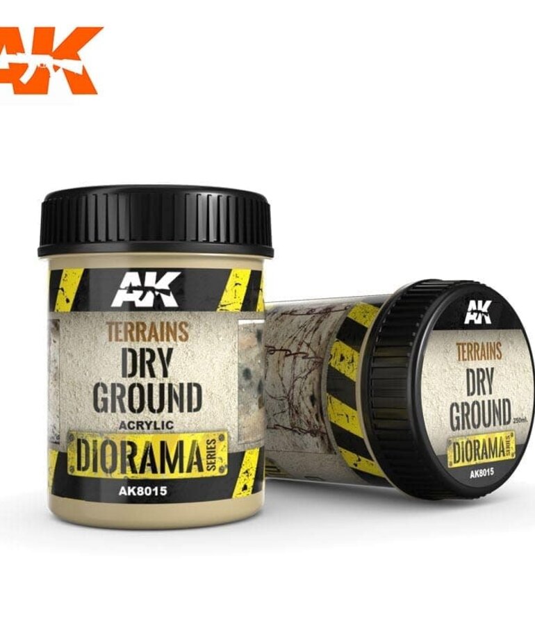 AK Interactive AK8015 Diorama - Terrains Dry Ground 250ml