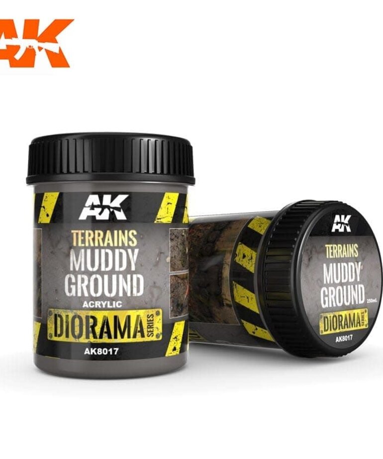 AK Interactive AK8017 Diorama - Terrains Muddy Ground 250ml