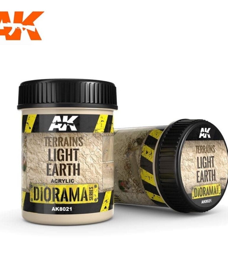 AK Interactive AK8021 Diorama - Terrains Light Earth 250ml
