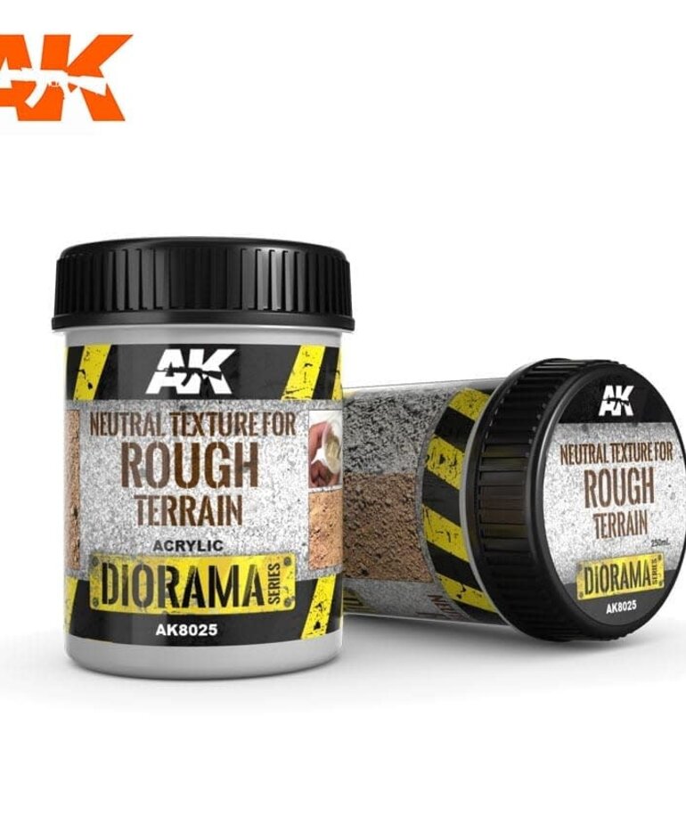 AK Interactive AK8025 Diorama - Neutral Texture for Rough Terrain 250ml