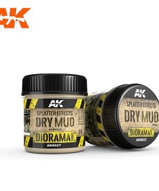 AK Interactive AK8027 Diorama - Splatter Effects Dry Mud 100ml