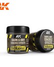 AK Interactive AK8032 Diorama - Dark & Dry Crackle Effects 100ml