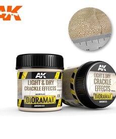 AK Interactive AK8033 Diorama - Light & Dry Crackle Effects 100ml