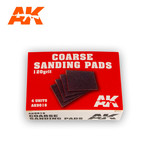 AK Interactive AK9016 Coarse Sanding Pads 120 grit. (4) set