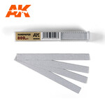 AK Interactive AK9025 Dry Sandpaper 800 grit. (50) strips