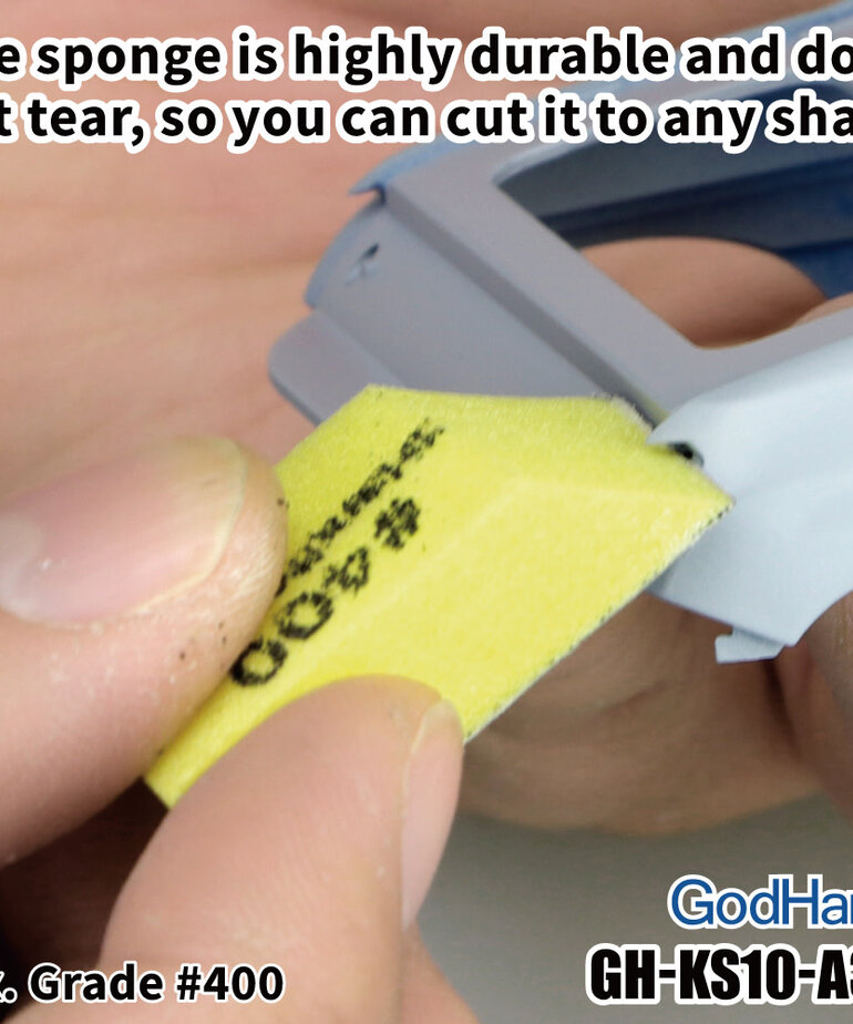 GodHand GodHand Kamiyasu Sanding Sponge Stick 10mm - Assortment (12) Set A