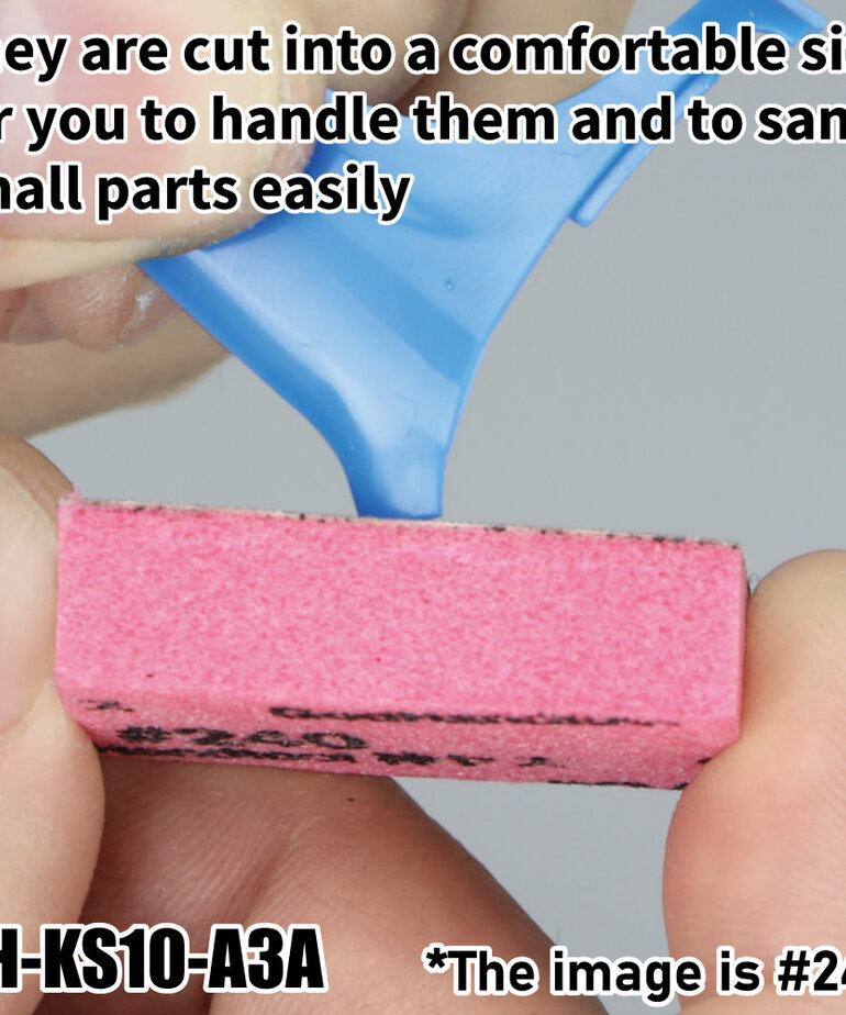 GodHand GodHand Kamiyasu Sanding Sponge Stick 10mm - Assortment (12) Set A