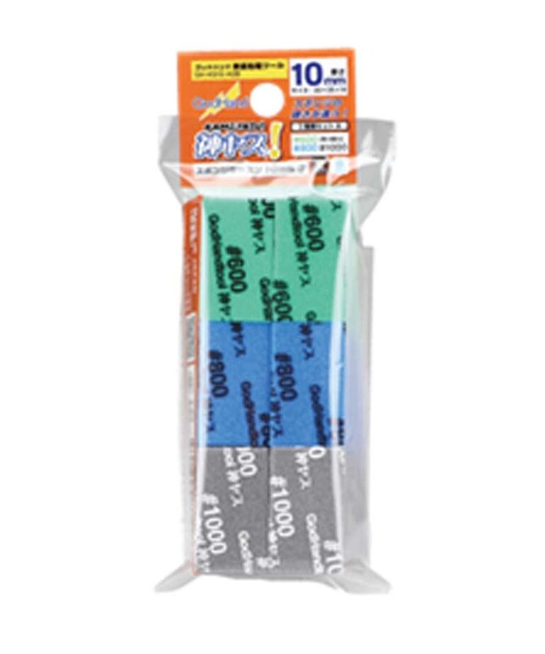 GodHand GodHand Kamiyasu Sanding Sponge Stick 10mm - Assortment (12) Set B