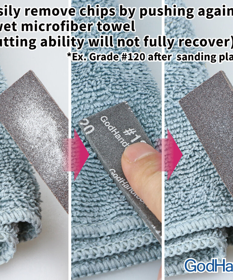 GodHand GodHand Kamiyasu Sanding Sponge Stick 10mm - Assortment (12) Set B