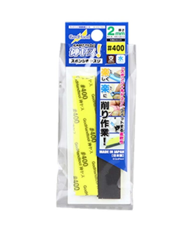 GodHand GodHand Kamiyasu Sanding Sponge Stick 2mm - #400 (5) Set
