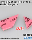 GodHand GodHand Kamiyasu Sanding Sponge Stick 5mm - #240 (4) Set