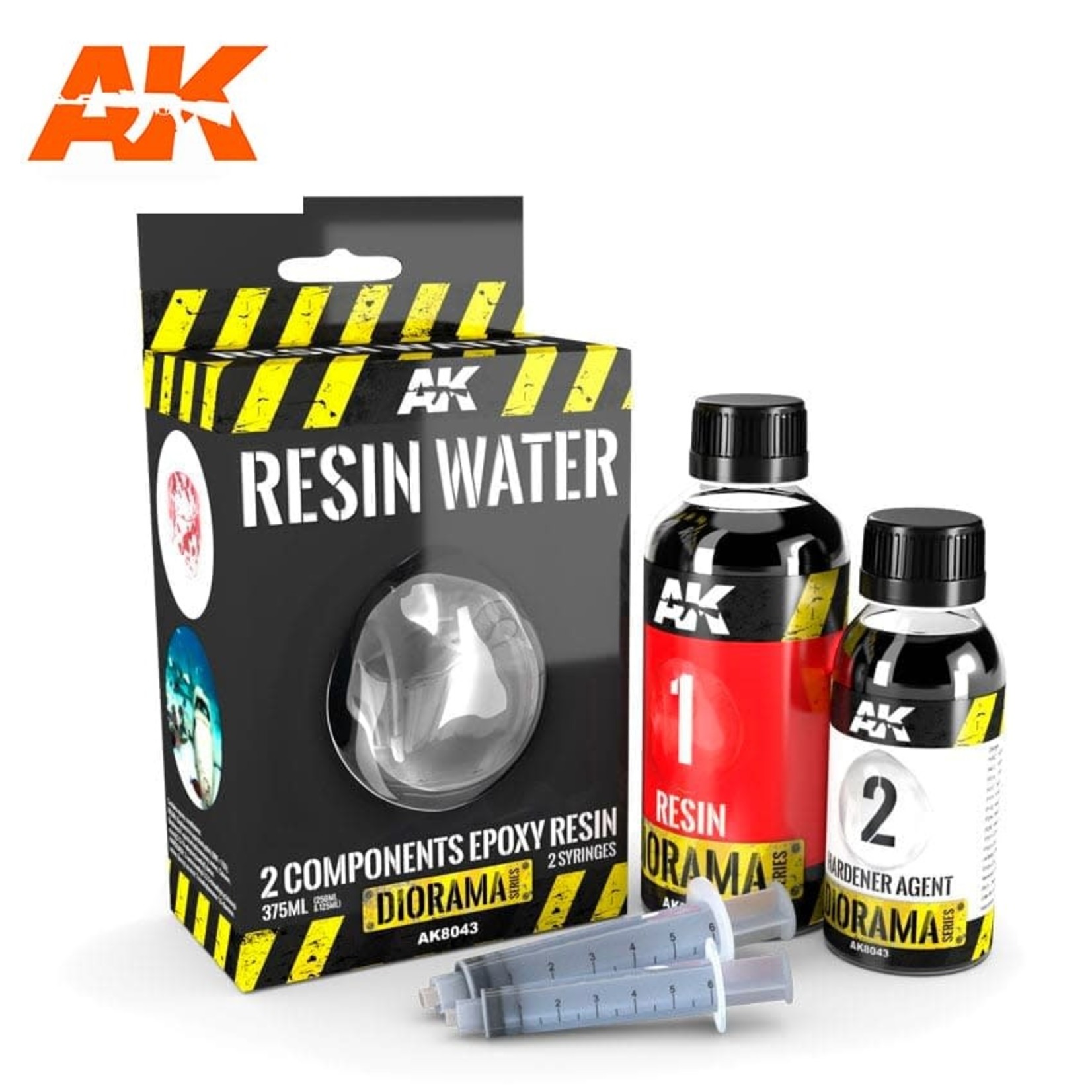 AK Interactive AK8044 Diorama - Resin Water 2-Components Epoxy 180ml