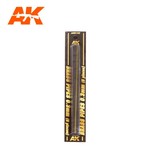 AK Interactive AK9102 BRASS PIPES 0.3mm (5) set