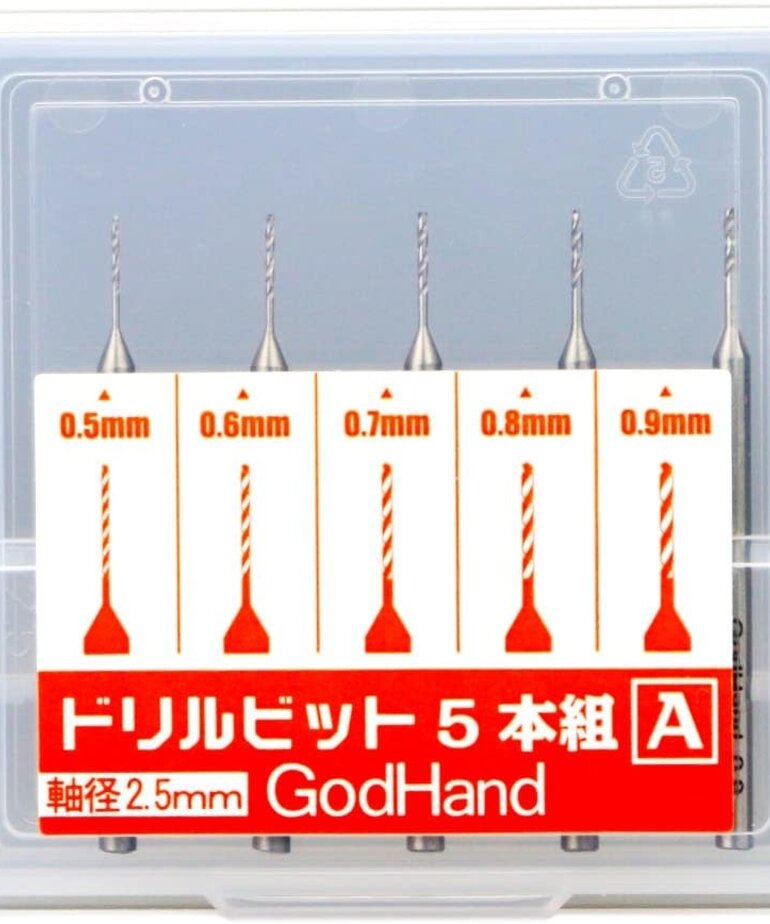 GodHand GodHand Drill Bit (5) set A