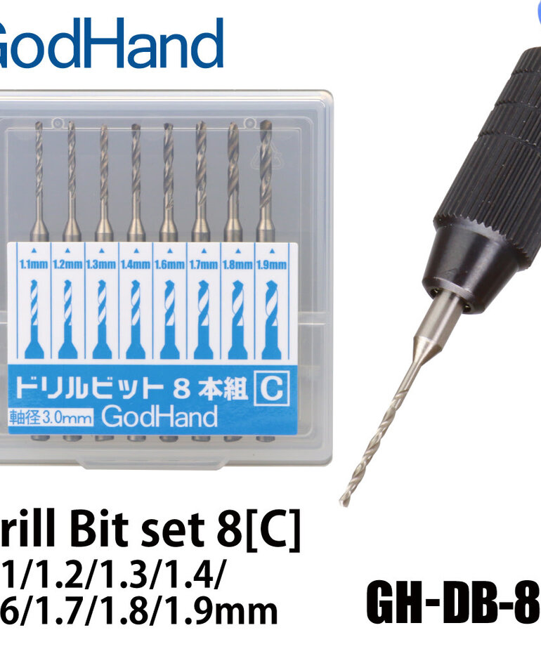 GodHand GodHand Drill Bit (5) set C