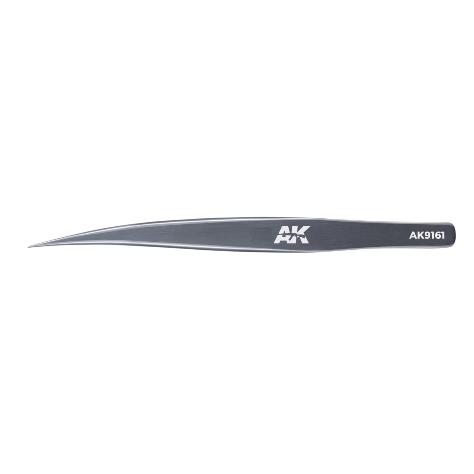AK Interactive AK9161 HG Angled Tweezers Thin-Tipped