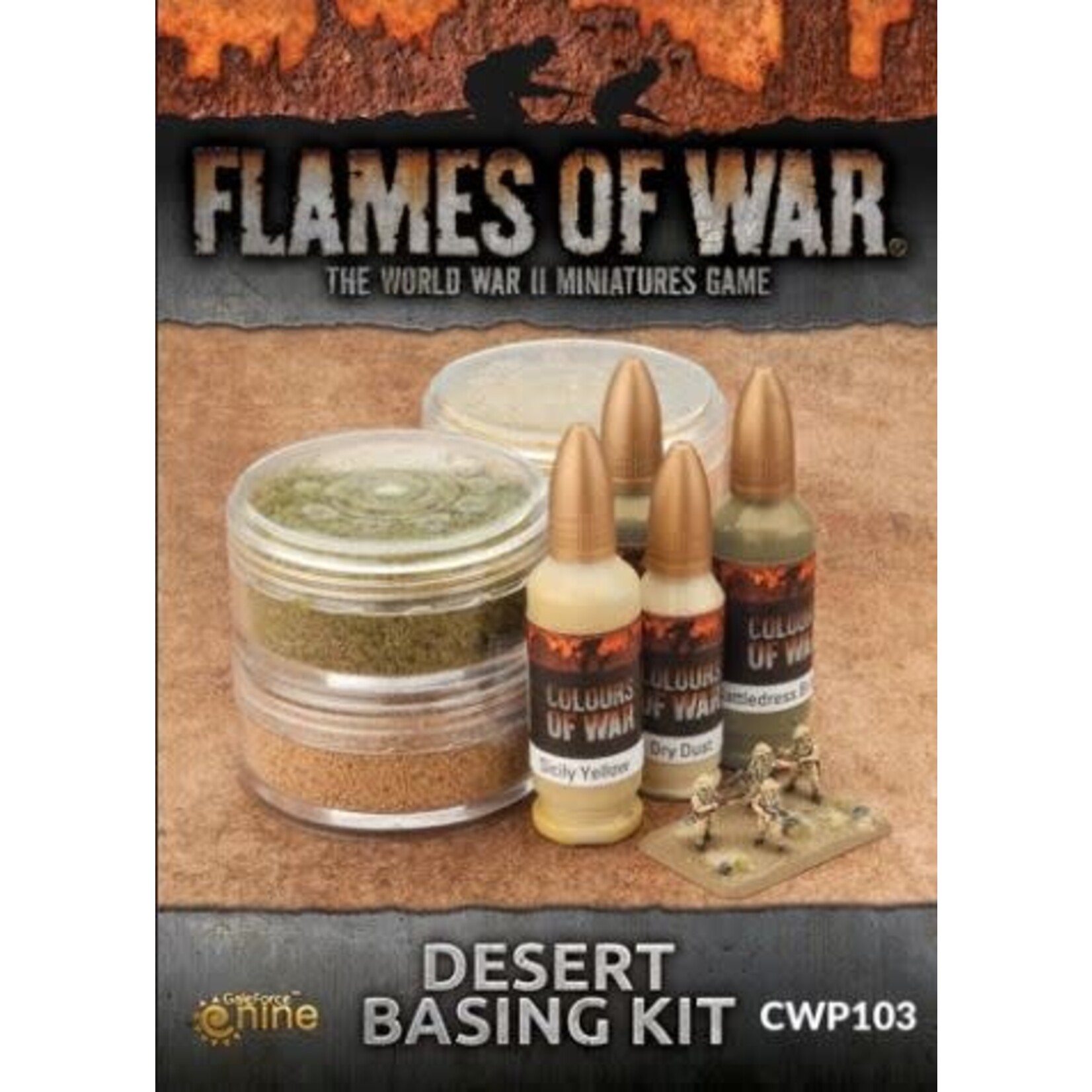 Gale Force Nine Flames of War Desert Basing Kit