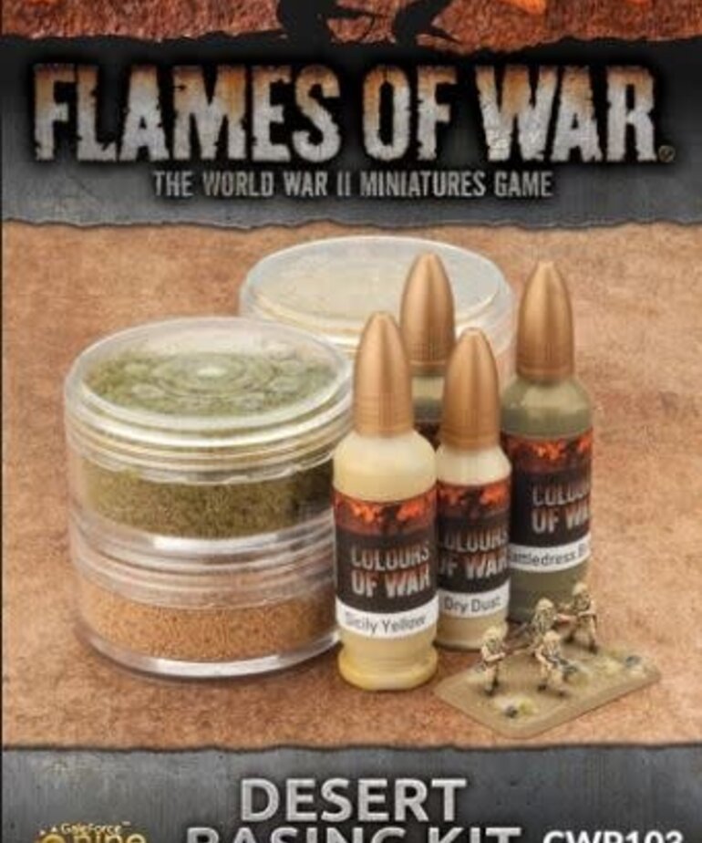 Gale Force Nine Flames of War Desert Basing Kit