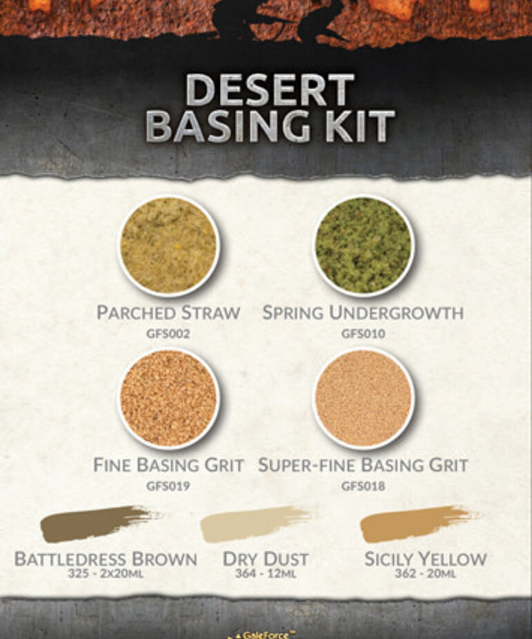 Gale Force Nine Flames of War Desert Basing Kit