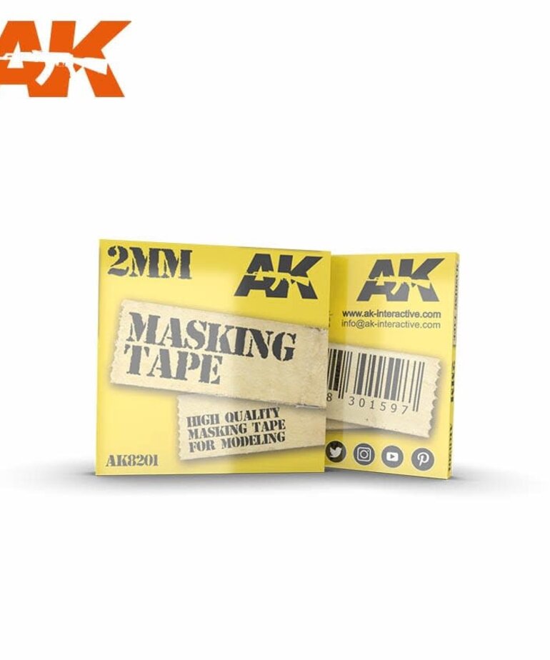 AK Interactive AK8201 Masking Tape 2mm