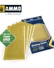 Ammo by Mig Jimenez A.MIG-8045 Adhesive Masking Sheets with 1mm Grid, 290x145mm (5) set