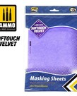 Ammo by Mig Jimenez A.MIG-8244 Softouch Velvet Adhesive Masking Sheets, 280mm x 195mm (5) set