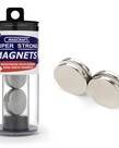 Magcraft Magcraft Rare Earth Magnets 1"x1/8" (25.4 x 3.2mm) Rare Earth Disc Magnets (4) Set Magcraft Magcraft Rare Earth Magnets 1"x1/8" (25.4 x 3.2mm) Rare Earth Disc Magnets (4) Set