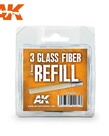 AK Interactive AK8065 Glass Fibre Refill 4mm (3) Set