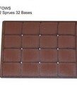 4Ground 4Ground FOW Small Brown Primed Bases (32) Set