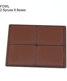 4Ground NWD 4Ground FOW Large Brown Primed Bases (8) Set