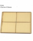 4Ground 4Ground FOW Large Tan Primed Bases (8) Set