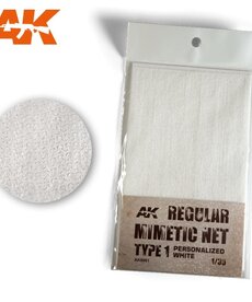 AK Interactive AK8061 Regular Camouflage Net Type 1 Personalized White