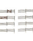 Woodland Scenics Woodland Scenics Log Fence (8) Set